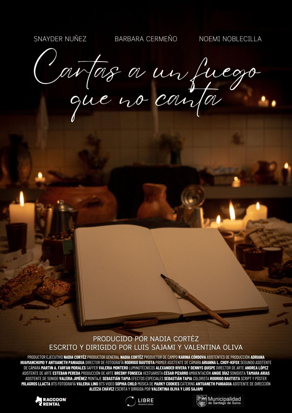 Filmposter for Cartas a un fuego que no canta
